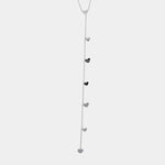 Collana in Acciaio lunga con cuori COEUR - gioiello BySimon