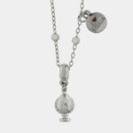 Collana in Acciaio pumo portafortuna pugliese silver BYS - gioiello BySimon