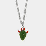 Collana in Acciaio con cactus pendente - BYSIMON gioielli