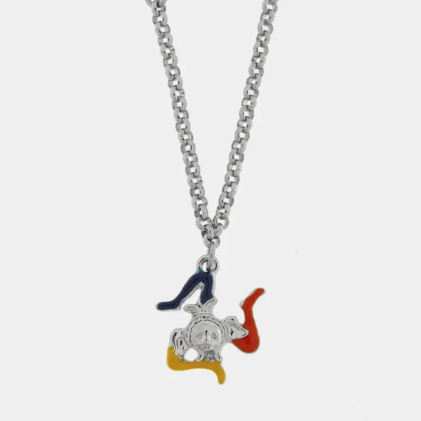 Collana in Acciaio trinacria pendente - BYSIMON gioielli