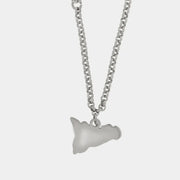 Collana in Acciaio simbolo Sicilia pendente