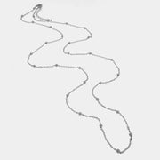 Collana in Acciaio Catena con palline