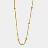 Collana in Acciaio Catena lunga con palline