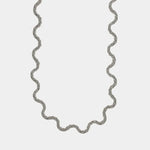 Collana in Acciaio irregolare silver - BYSIMON gioielli