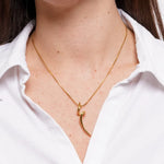 Collana in Acciaio irregolare pendente - BYSIMON gioielli