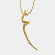 Collana in Acciaio irregolare pendente