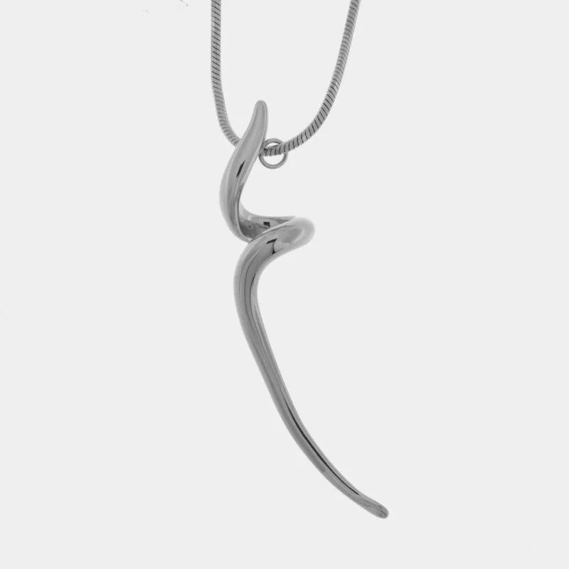 Collana in Acciaio irregolare pendente - BYSIMON gioielli