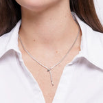 Collana in Acciaio tennis - BYSIMON gioielli