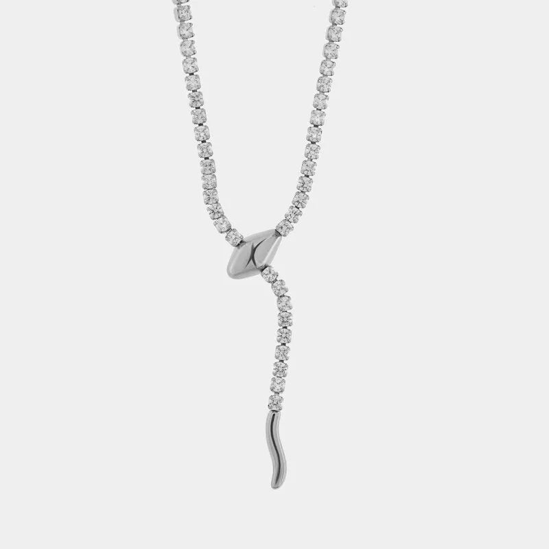 Collana in Acciaio tennis - BYSIMON gioielli