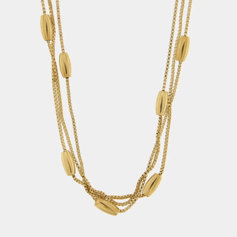 Collana in Acciaio multifilo - BYSIMON gioielli
