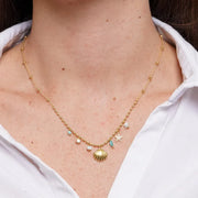 Collana in Acciaio conchiglia - BYSIMON gioielli