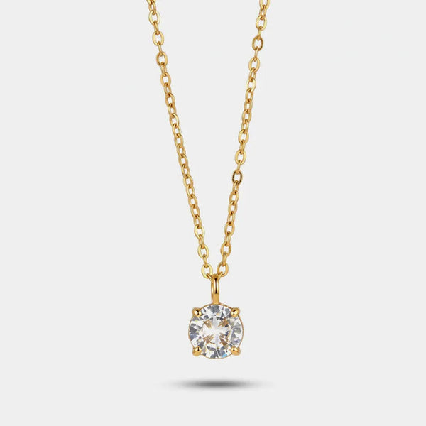 Collana in Acciaio punto luce