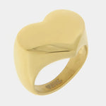 Anello in Acciaio a forma di cuore - BYSIMON gioielli
