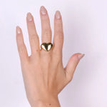 Anello in acciaio inossidabile a forma di cuore - BYSIMON