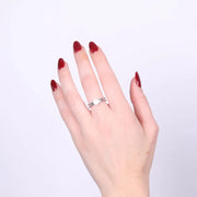 Anello in Acciaio solitario