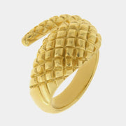 Anello in Acciaio contrariè rigato