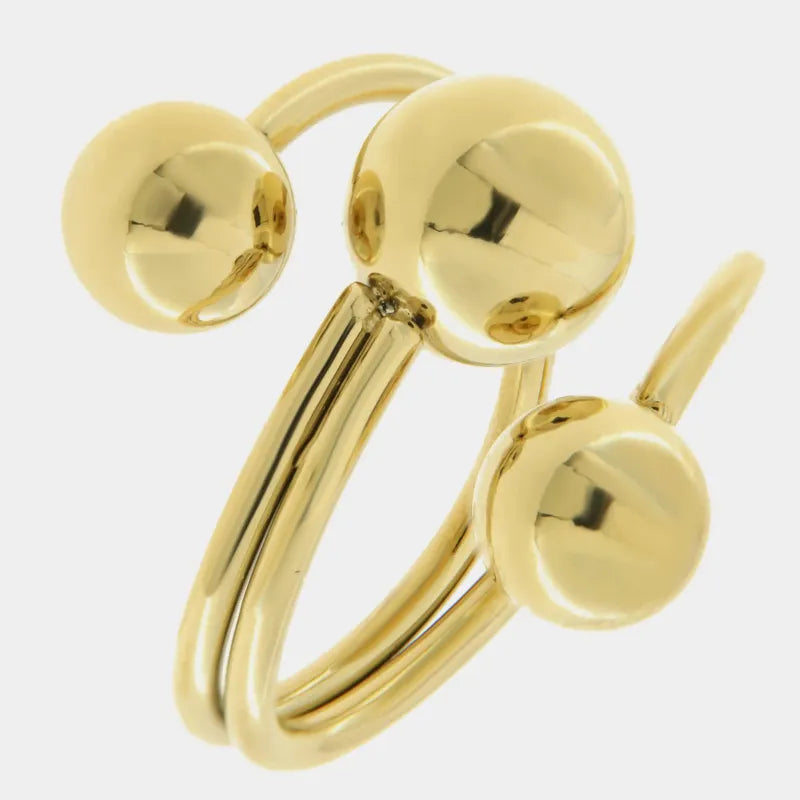 Anello in Acciaio con sfere
