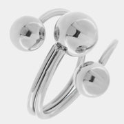 Anello in Acciaio con sfere