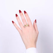 Anello in Acciaio con fiocco