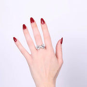 Anello in Acciaio con fiocco