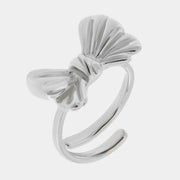 Anello in Acciaio con fiocco