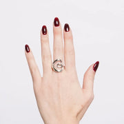 Anello in Acciaio intrecciato silver