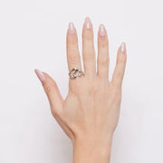 Anello in Acciaio cuori