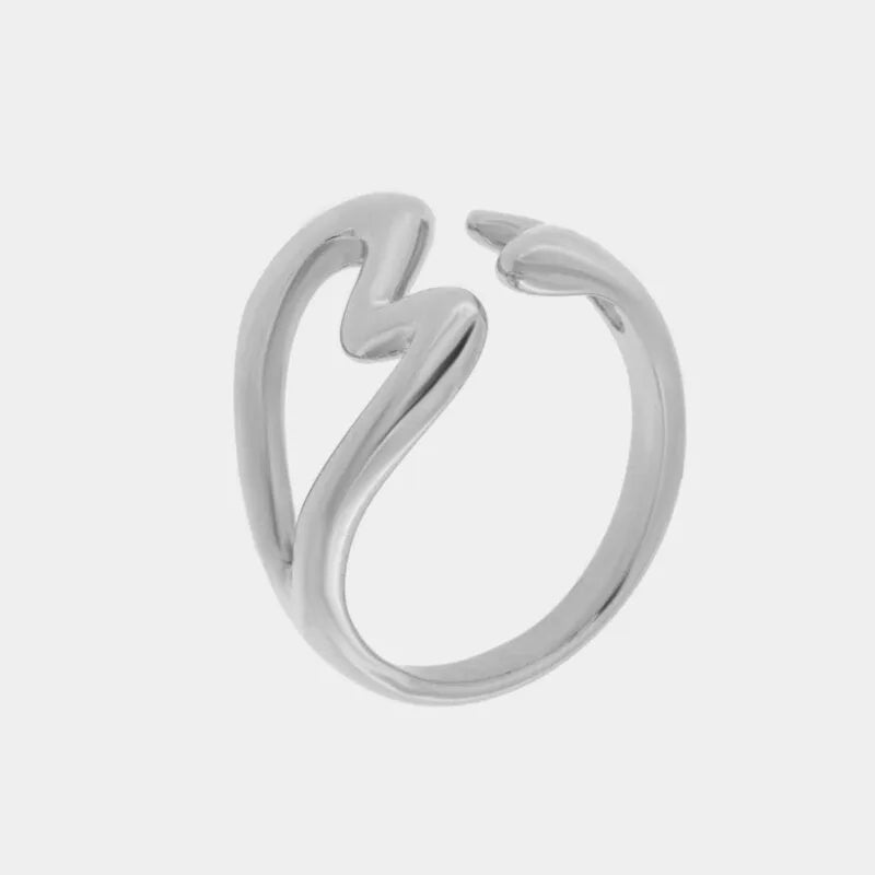 Anello in Acciaio cuori COEUR - gioiello BySimon