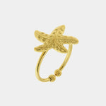 Anello in Acciaio stella marina - BYSIMON gioielli