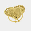 Anello in Acciaio cuore - BYSIMON gioielli