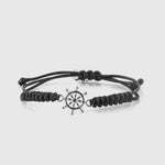 Bracciale in Acciaio con timone centrale in acciaio