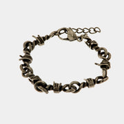 Bracciale in Acciaio intrecci in acciaio