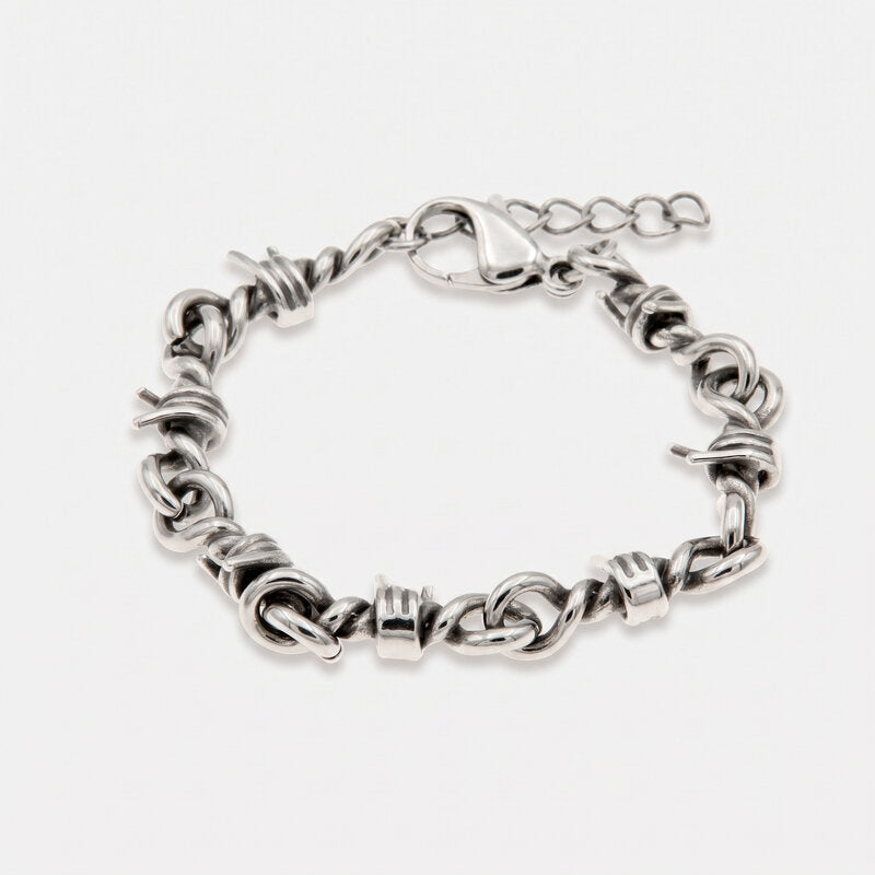 Bracciale in Acciaio intrecci in acciaio IJEWEL - gioiello BySimon