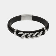 Bracciale in Acciaio rigido con elemento centrale