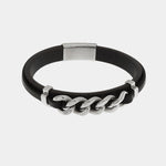 Bracciale in Acciaio rigido con elemento centrale IJEWEL - gioiello BySimon