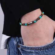 Bracciale in Acciaio con pietre colorate