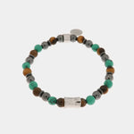 Bracciale in Acciaio con pietre colorate