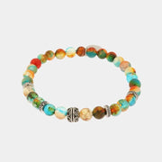 Bracciale in Acciaio con pietre colorate