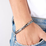 Bracciale in Acciaio con catene IJEWEL - gioiello BySimon