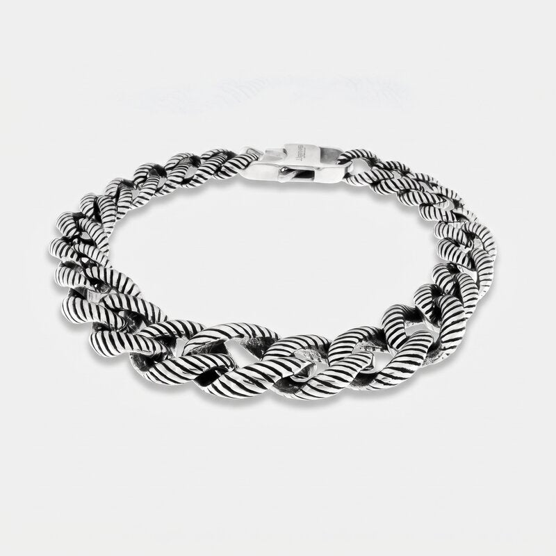 Bracciale in Acciaio con catene IJEWEL - gioiello BySimon