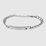 Bracciale in Acciaio con targhetta centrale IJEWEL - gioiello BySimon