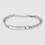 Bracciale in Acciaio con targhetta centrale IJEWEL - gioiello BySimon
