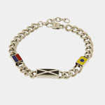 Bracciale in Acciaio con bandiere nautiche IJEWEL - gioiello BySimon