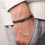 Bracciale in Acciaio con bandiere nautiche
