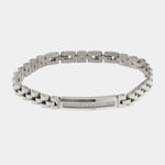 Bracciale in Acciaio a catena con cristalli IJEWEL - gioiello BySimon