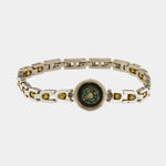 Bracciale in Acciaio con ciondolo bussola IJEWEL - gioiello BySimon