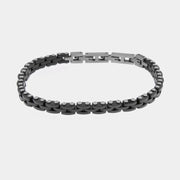 Bracciale in Acciaio maglia jubilee nero