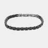 Bracciale in Acciaio maglia jubilee nero