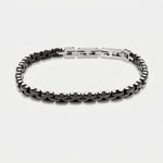 Bracciale in Acciaio maglia jubilee nero - BYSIMON gioielli