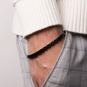 Bracciale in Acciaio maglia jubilee nero